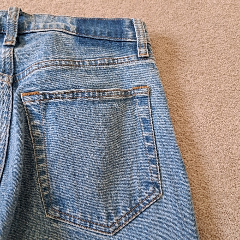 Abercrombie & Fitch Denim 90s Straight Ultra High Rise Jeans Blue Size 27 - Picture 12 of 16